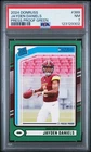 2024 PANINI DONRUSS PRESS PROOF GREEN #389 JAYDEN DANIELS PSA 7