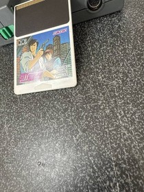 NEC PC Engine CoreGrafx Console & City Hunter HuCARD Game Lot Japan JP