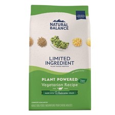 Natural Balance Adult Dry Dog Food - Vegetarian, 24 Lb