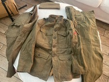 WWI Uniform Coat Pants Shirt Hat Buttons Military World War 1 WW1 Wool Original