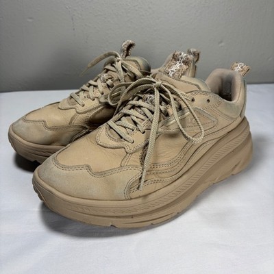 UGG CA805 V2 Heritage Sand Tan Leather Platform Sneakers 1136845 Womens 7