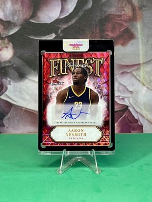 2024 Topps Finest Autographs 10/10 Aaron Nesmith