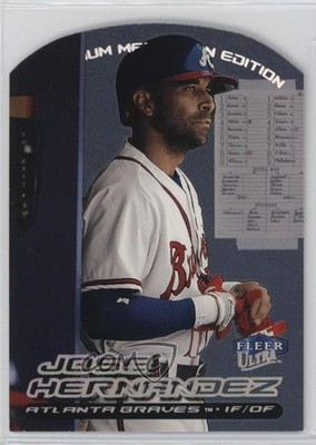 2000 Fleer Ultra Platinum Medallion 16/50 Jose Hernandez #135P nd3