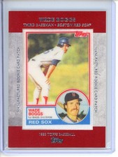 Top 10 Wade Boggs Baseball Cards 21