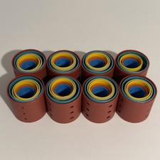 Plastic Magnetic Hair Curlers Nesting Reusable Smooth Roller Set of 47 Pieces