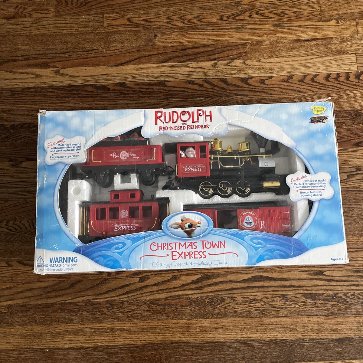Rudolph The Red nose Reindeer Train Set O Gauge Complete AS IS