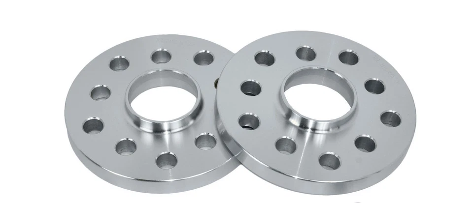 4 piezas espaciadores de rueda centrados en el buje 57,1 de grosor Audi 5x112 20 mm con pernos de orejetas 14x1,5 Foto 4 de 4