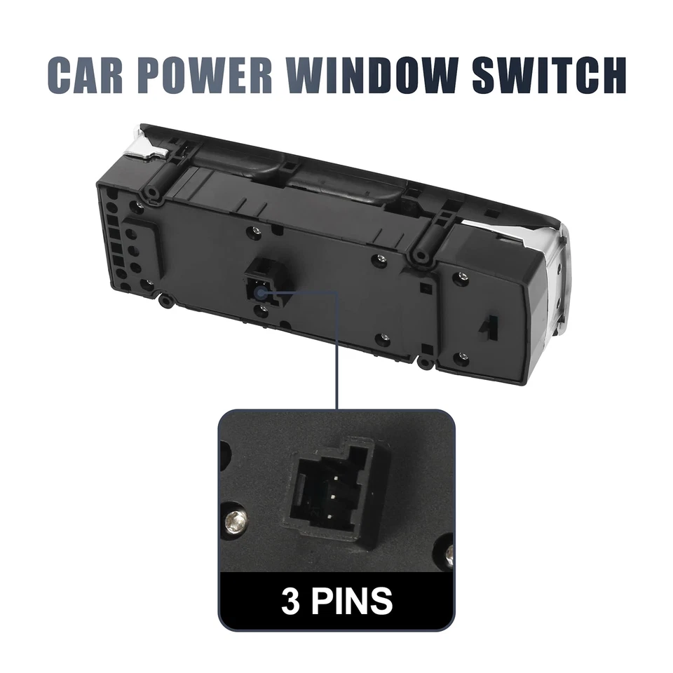 Driver Window Switch Control for 2010 2011 Mercedes Benz E500 E63 AMG Orange LED Foto 4 de 4