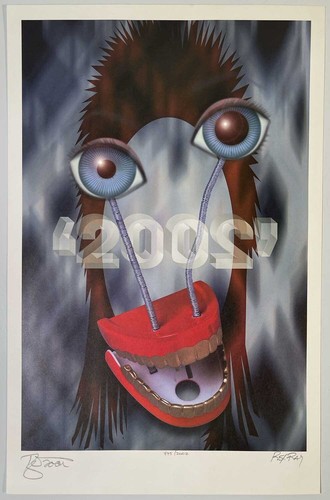 DAVID BOWIE und Rex Ray SIGNIERT "Ziggy 2002" Limited Edition Lithographie 475/2002 - Bild 1 von 2