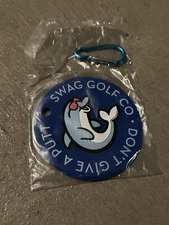 SWAG Golf "Flipper" Blue Putting Disc - RARE - New in bag Don’t Give A Putt DGAP