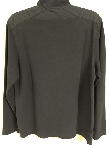CK Calvin Klein Men's Cotton 1/2 Half Zip Sweater Long Sleeve Shirt US S Black - Picture 3 of 6