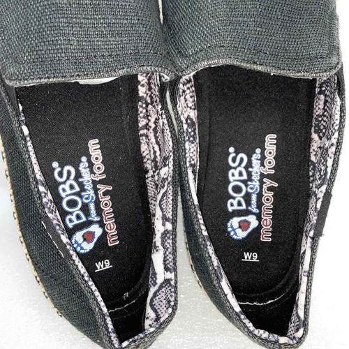 BOBS From SKECHERS Loafers Canvas Comfort Shoes - Women's 9 - Picture 6 of 10