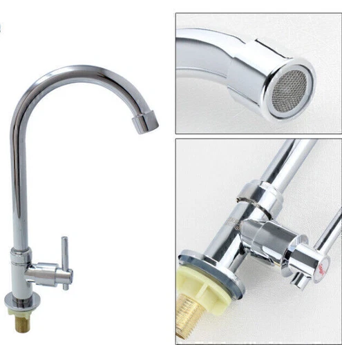 Single Lever Basin Mixer Tap Cold Water Kitchen Sink Mixer Arm E2N6 Q5H1 - Picture 10 of 11