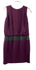 Lauren by Ralph Lauren Dress Midi Purple Womens Size 8