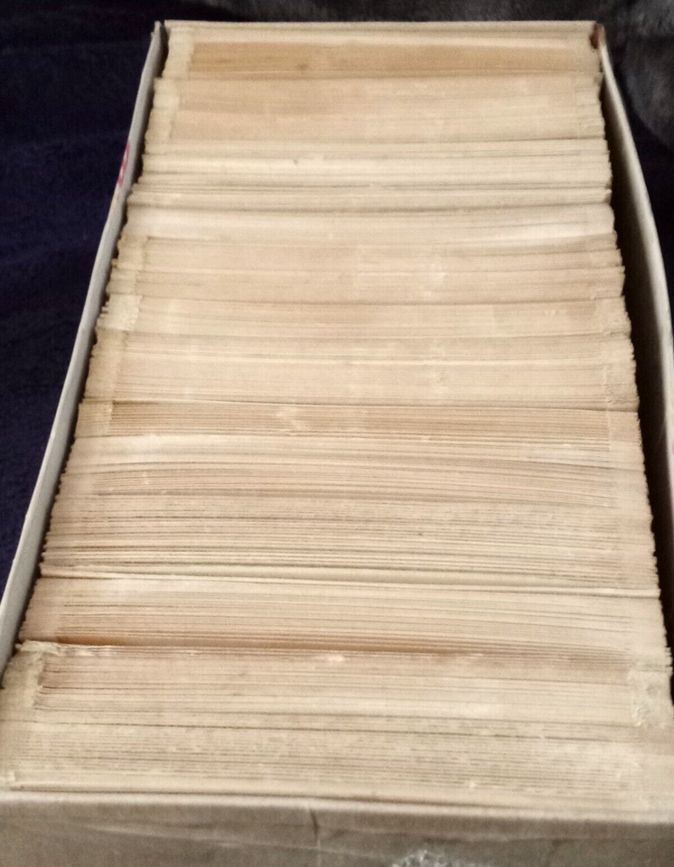 Vintage Stamp Holders for Collectors 6in. W X 3IN. T4 Rows Cardboard