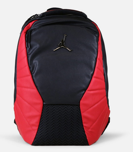 jordan 12 backpack red and white
