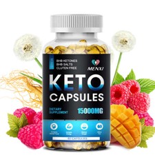 15000MG Keto diet pills Fast Weight Loss Best Keto Diet Pills BHB Fat Burn MENXI