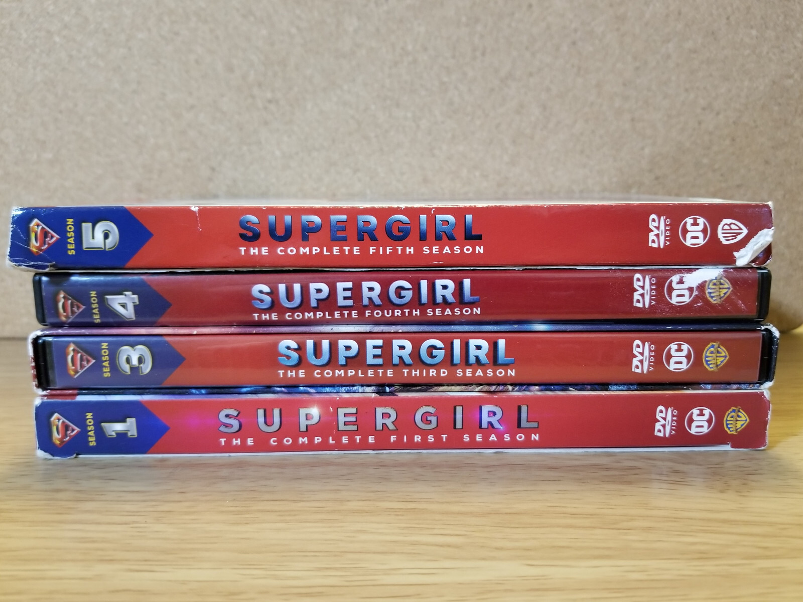 DC Supergirl WB DVD Box Set season 1 3 4 & 5 883929656080| eBay