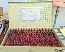 Vermont Gage CM Series 5.02mm ~ 10.00mm Plus Pin Gage Set In Metal Case [C0S4]