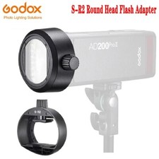 Godox S-R2 Round Head Flash Speedlight Adapter Ring for AD200PRO II TT685II V860