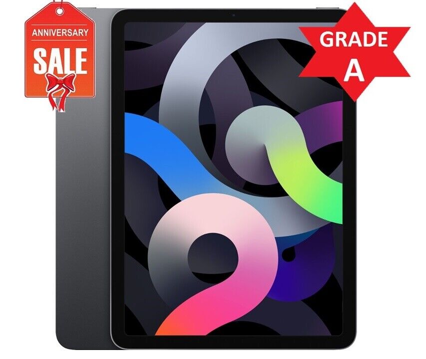 Apple iPad Air 4th Gen Wi-Fi, 10.9in - 256GB - Gray Silver Apple iPad Air 4th Gen Wi-Fi, 10.9in - 256GB - Gray Silver