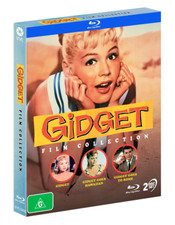 The GIDGET Film Collection 4 Movie Set Blu-Ray w/slipcover NEW (USA Compatible)