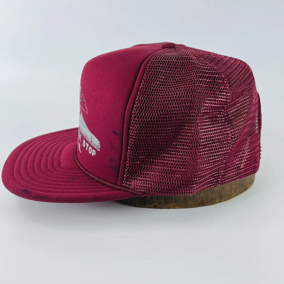 Gorra de camionero Sapp Bros Illini Truck Stop Perú Illinois malla Snapback de colección Foto 4 de 4