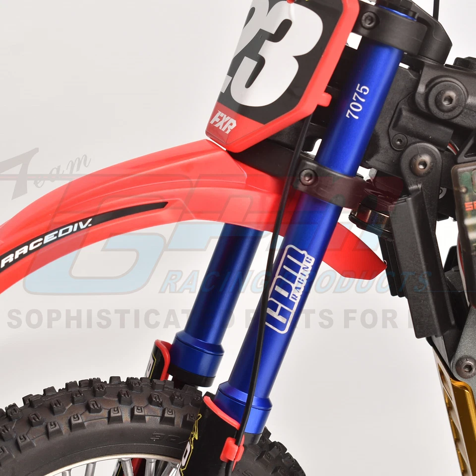 Aluminum 7075 Fork Tube Set For LOSI 1/4 Promoto MX Motorcycle RTR,FXR-LOS06000 - Image 2 of 4