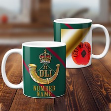 Durham Light Infantry Mug Personalised Military Cup Veteran Official Gift TRM08