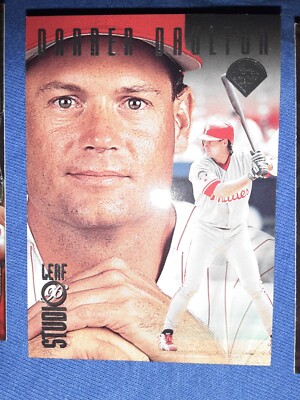 1996 Studio Philadelphia Phillies Baseball Card #52 Darren Daulton MVP HOF MLB