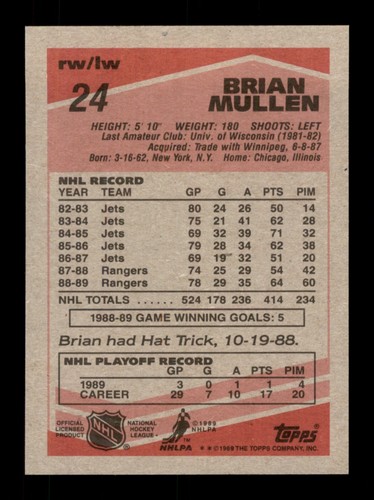 1989-90 TOPPS HOCKEY 1 TO 198 SEE DROP DOWN MENU - Picture 60 of 408