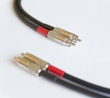 Mogami 2549 cable with Switchcraft RCA plugs, Audiophile Interconnect Cable Pair