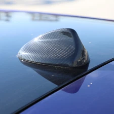 Real Carbon Fiber Shark Fin Antenna Cover Trim For Maserati Grecale 2022-23