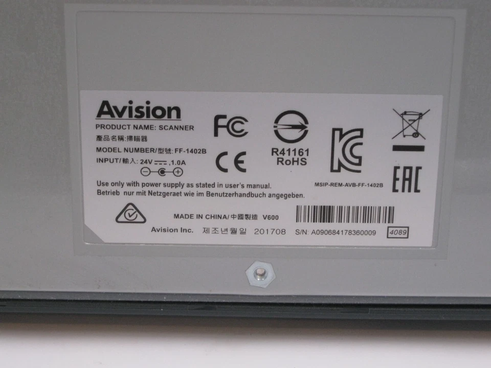 AVISION AD125 Sheetfed Scanner - Image 4 of 4