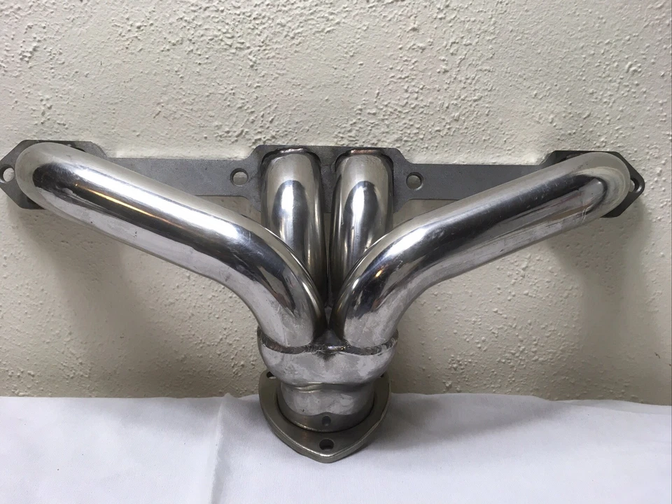 Dodge B200 B300 1976-1978 cargador Ram Plymouth colector de escape cabezal #b12 Foto 3 de 4