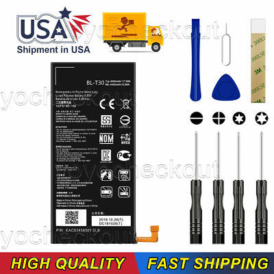 For LG X Power 2 M320N M320F M322 M327 X500 Replacement Battery BL-T30 Tool Kit