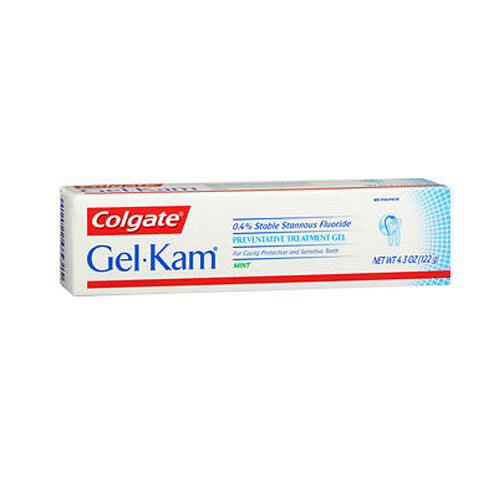 GelKam Fluoride Preventive Treatment gel Mint 4.3 oz By GelKam