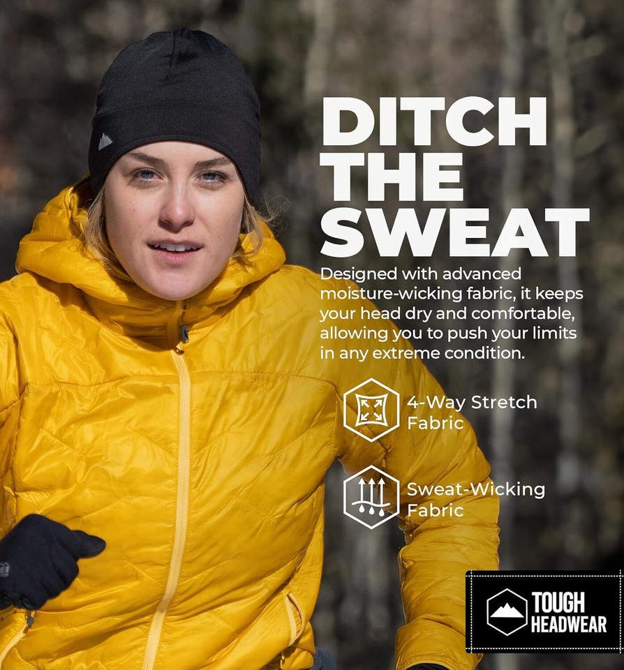 Thermal Helmet Liner Skull Caps Men Winter Helmet Cap Cycling Running