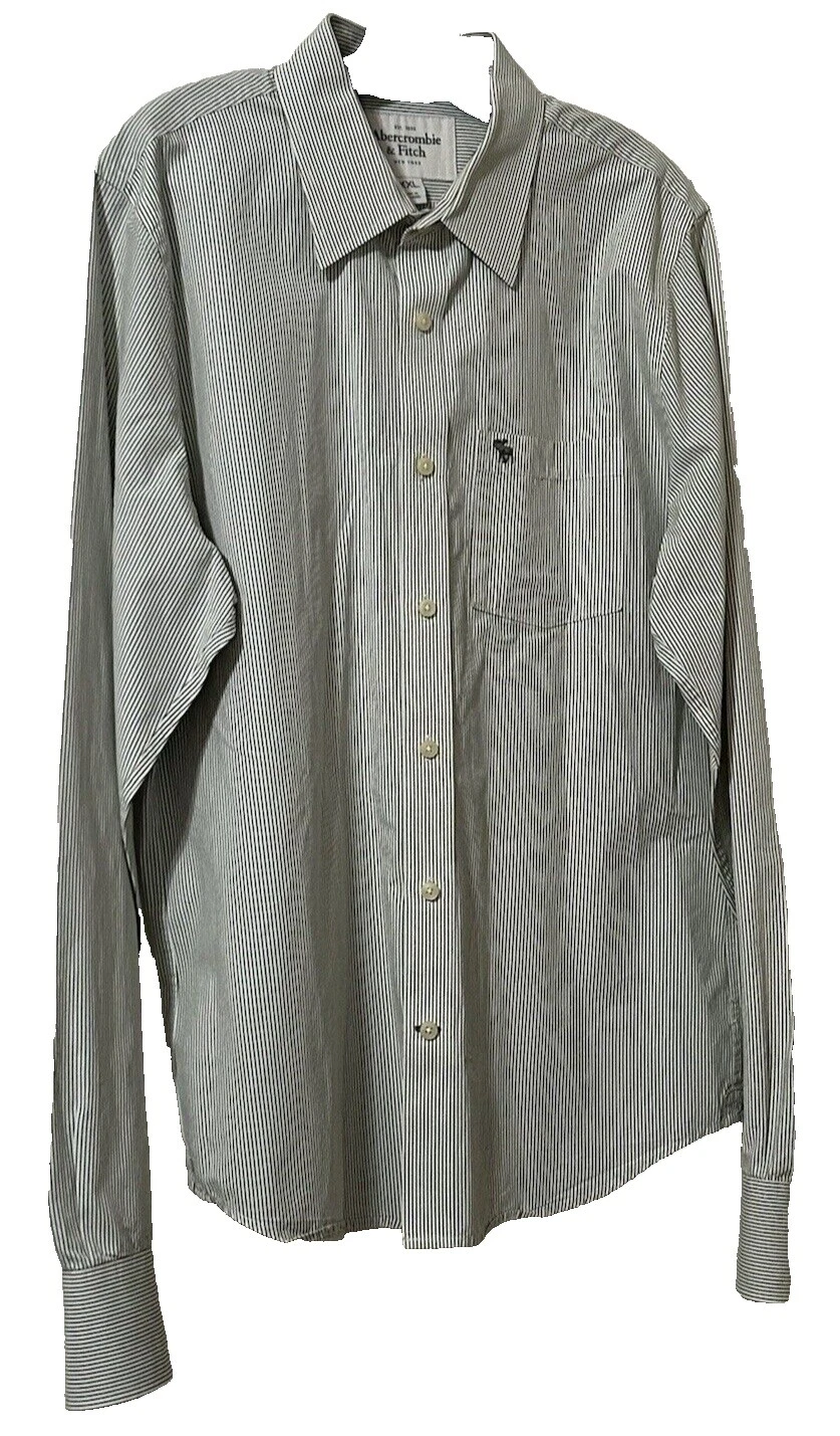 Abercrombie & Fitch Classic 100% Cotton Dress Shirts for Men