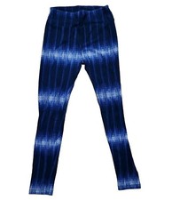 Lularoe Leggings Womens OS Blue White Distortion Very Soft