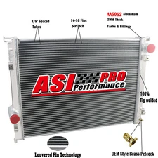 3 Row Aluminum Radiator for 2009-2015 Dodge Charger Challenger Chrysler 300 3.6L