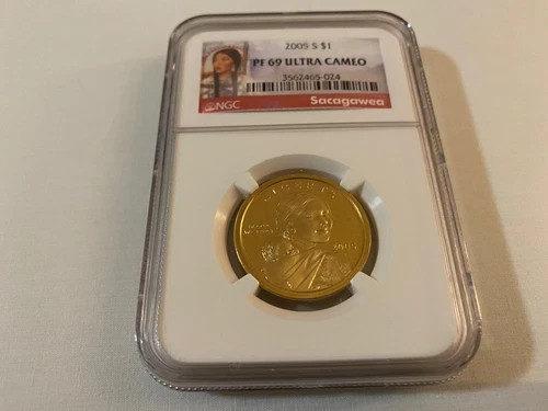 2005-S SACAGAWEA  DOLLAR  NGC PF69 ULTRA CAMEO