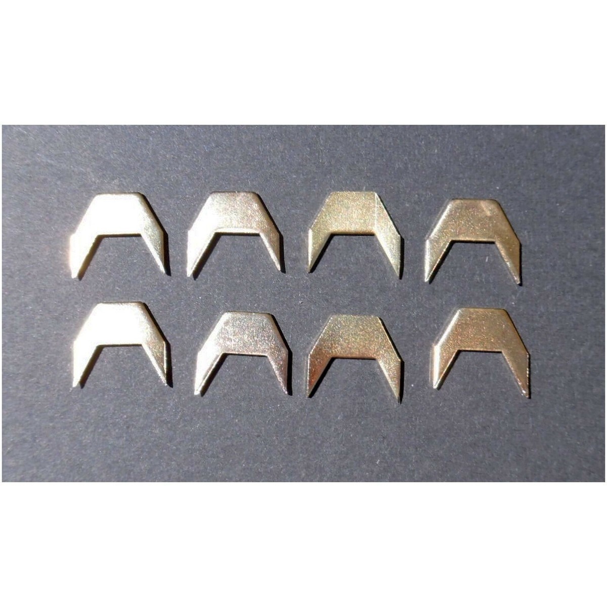 Drawer Stops Hammer-In Two Point Double Point Metal Lot of 8 for