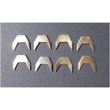 Drawer Stops Hammer-In Two Point Double Point Metal Lot of 8 for Antique Dresser