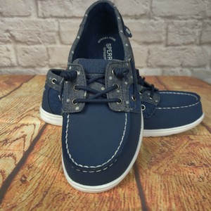 sperry denim boat shoes