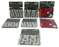 Mixed Lot Disney Face Mask 5 Woman's, 2 Men's Both fit Ages 14 