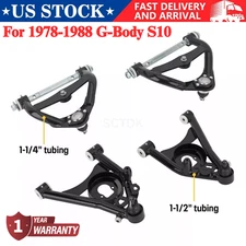 For 1978-1988 G-Body S10 Tubular Control Arms & Upper & Lower Kit