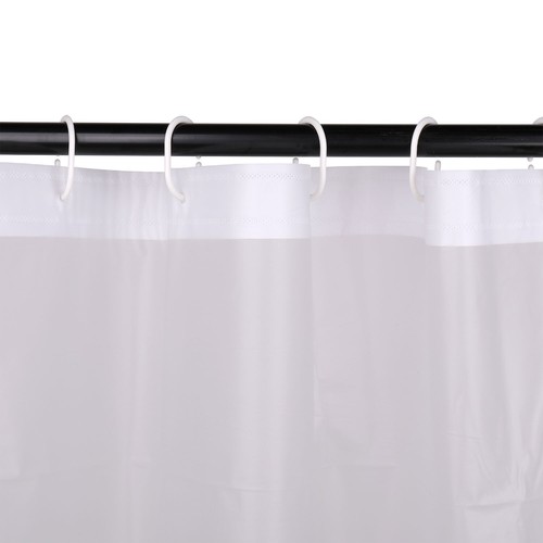 Shower Curtain Waterproof Mould Proof Bathroom Curtains with Hooks 180x180cm - Picture 20 of 47