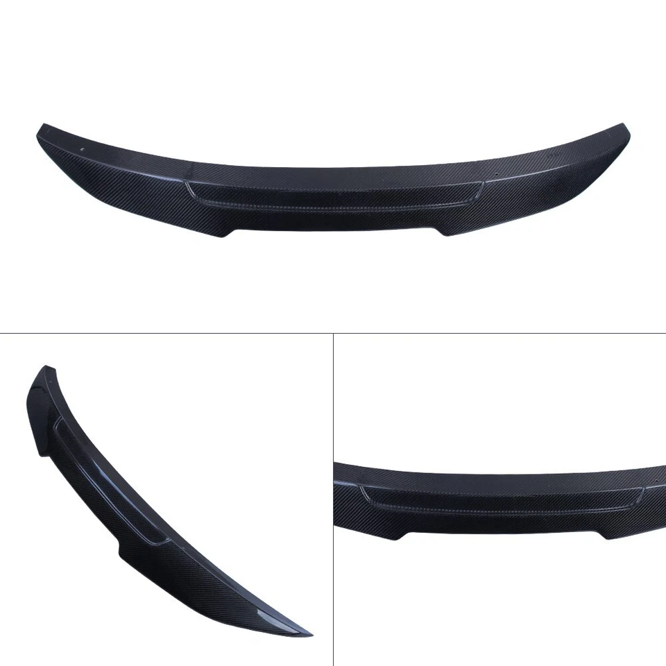 For BMW E92 Coupe 325 328 335/M3 E92 2005-2013 Carbon Fiber Trunk Wing Spoiler - Imagem 3 de 4