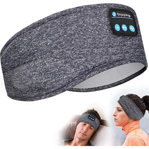 Casque Bluetooth bandeau de sport sans fil avec haut-parleurs stéréo HD ultra-minces - Photo 1 sur 6